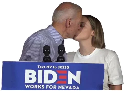 💋 Стикер «Creepy Joe Biden» для Telegram