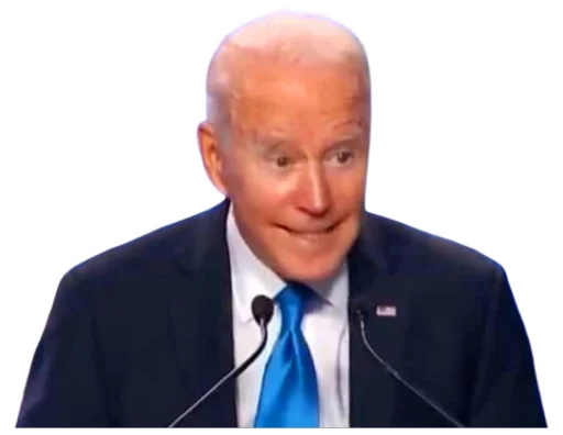 😏 Стикер «Creepy Joe Biden» для Telegram
