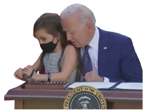 👀 Стикер «Creepy Joe Biden» для Telegram