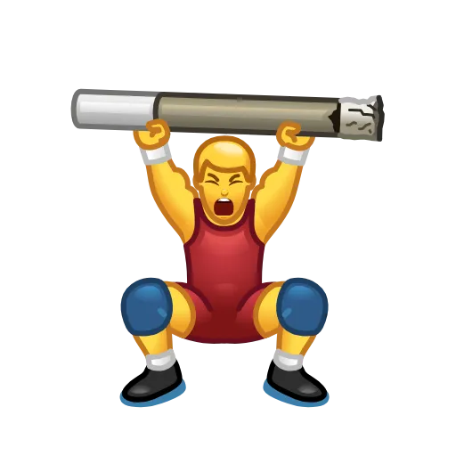 🏋️‍♀️ Стикер «Creepy» для Telegram