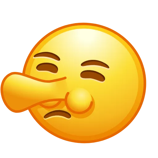 🤥 Стикер «Creepy» для Telegram