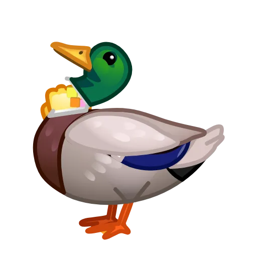 🦆 Стикер «Creepy» для Telegram