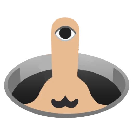 🕳 Стикер «кринж улитки» для Telegram