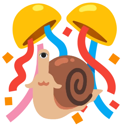 🎊 Стикер «кринж улитки» для Telegram