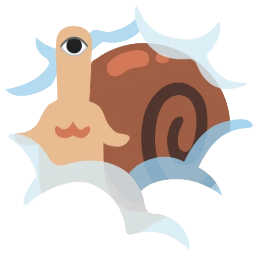 😶‍🌫️ Стикер «кринж улитки» для Telegram