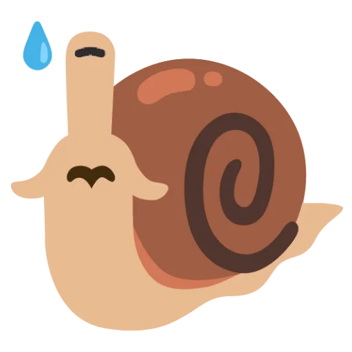 😓 Стикер «кринж улитки» для Telegram