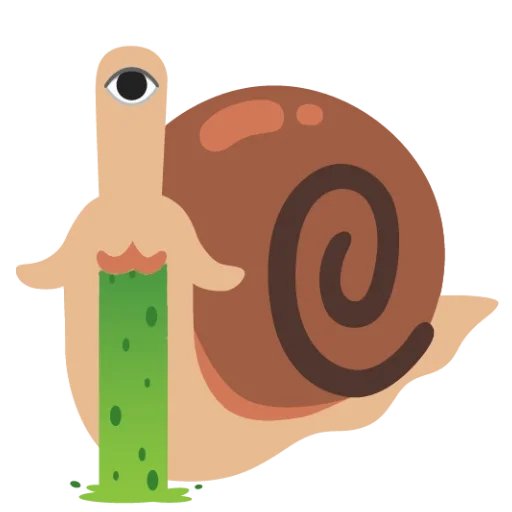 🤮 Стикер «кринж улитки» для Telegram