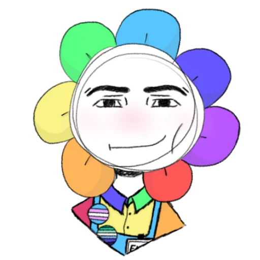 🤨 Стикер «Флавер Flower» для Telegram