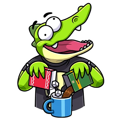 ☕️ Стикер «Крок» для Telegram