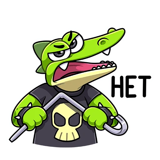 😝 Стикер «Крок» для Telegram