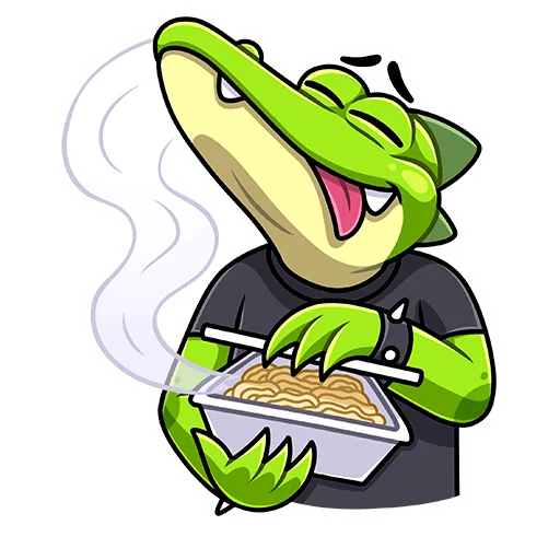 🍝 Стикер «Крок» для Telegram