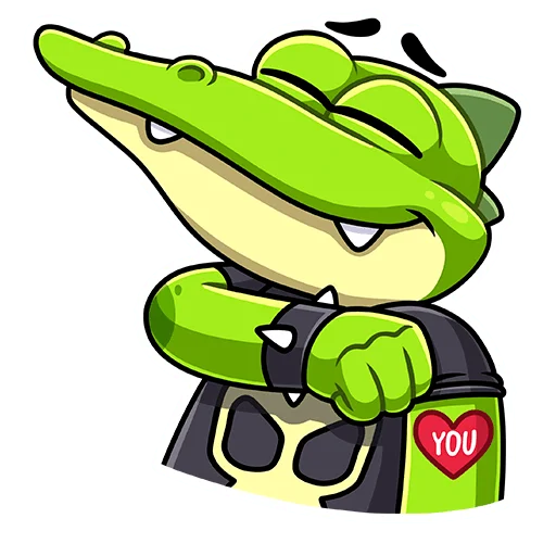 ❤️ Стикер «Крок» для Telegram