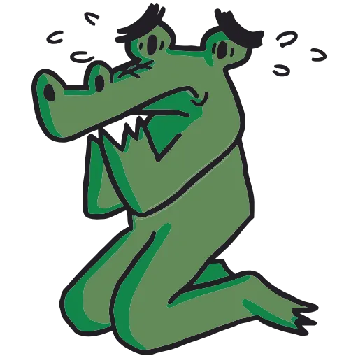 🥺 Эмодзи «Кроко 2.0» для Telegram