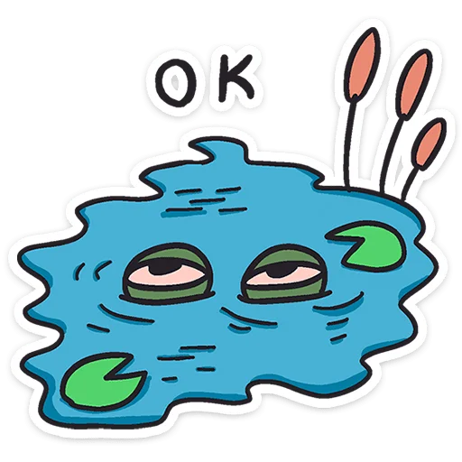 🐸 Стикер «Кроко» для Telegram