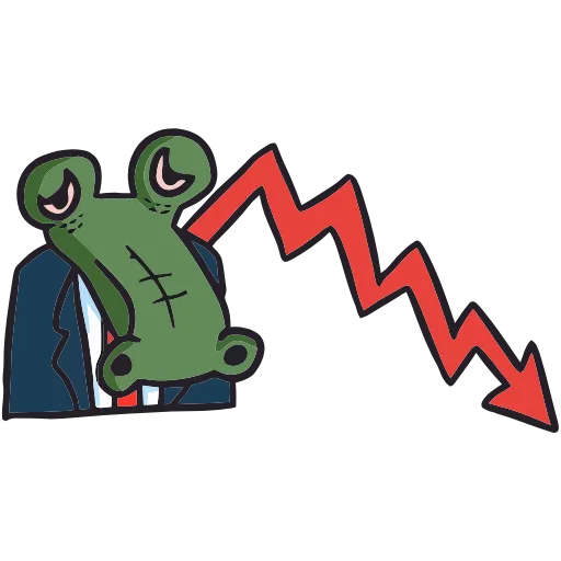 📉 Эмодзи «Кроко» для Telegram