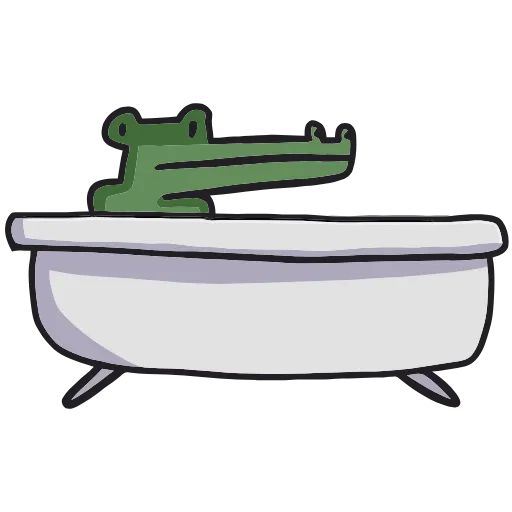 🛀 Эмодзи «Кроко» для Telegram