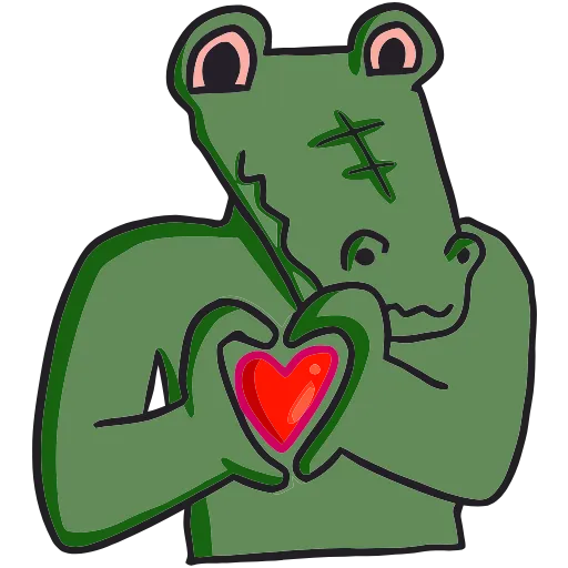 ❤️ Эмодзи «Кроко» для Telegram