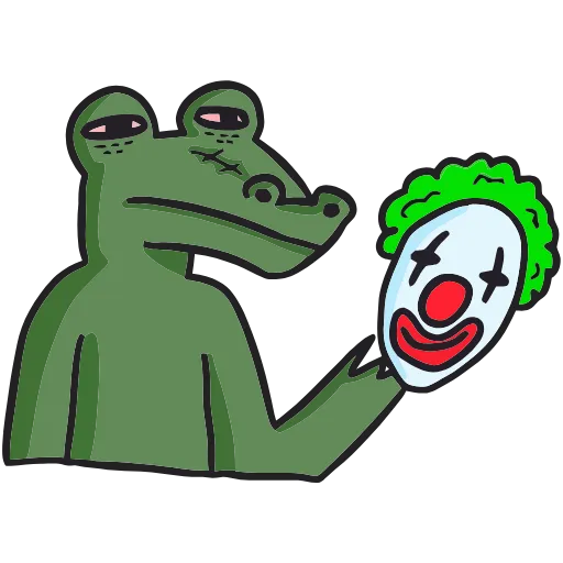 🤡 Эмодзи «Кроко» для Telegram
