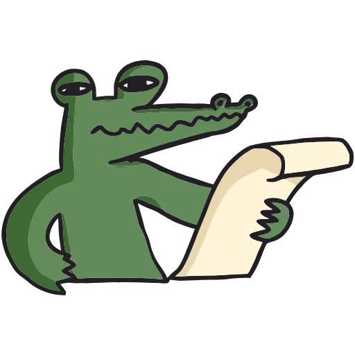 Стикерпак Кроко для Telegram