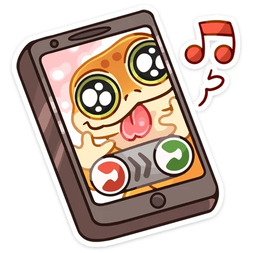 📱 Стикер «Круассанчик • Croissant gecko» для Telegram