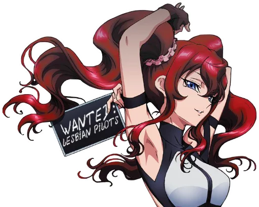 👩 Стикер «Cross Ange» для Telegram