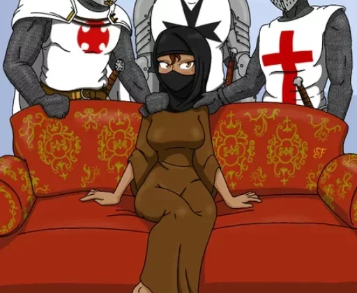 👩 Стикер «Crusader onee chan» для Telegram