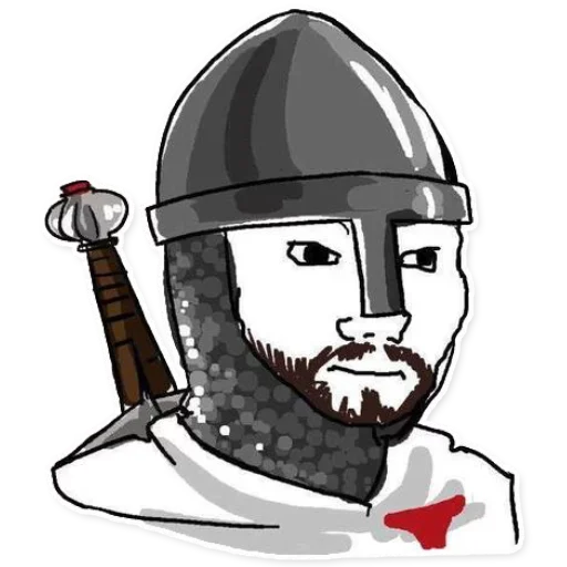 😐 Стикер «Crusader onee chan» для Telegram