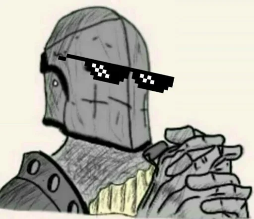 😎 Стикер «Crusader onee chan» для Telegram