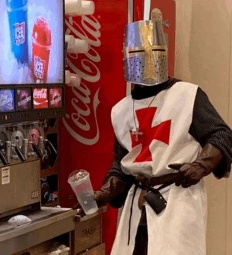 😐 Стикер «Crusader onee chan» для Telegram