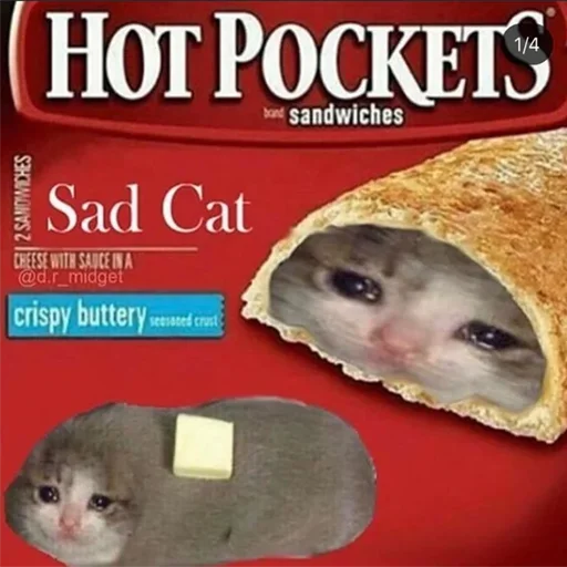 😭 Стикер «Crying Cat Deluxe Evolution» для Telegram