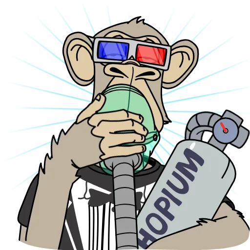 🫠 Стикер «Crypto Monkey» для Telegram