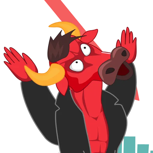 Стикерпак Crypto Bull для Telegram