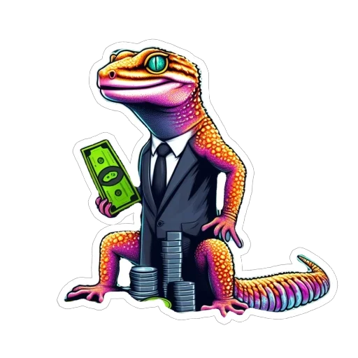 💸 Стикер «Geckos» для Telegram