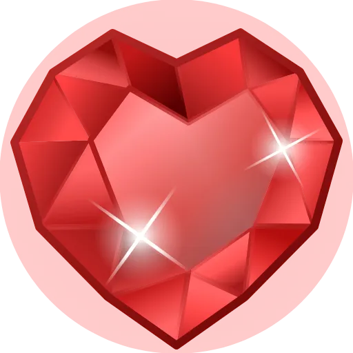❤️ Эмодзи «crystal» для Telegram