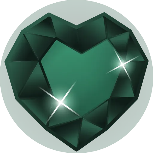 💚 Эмодзи «crystal» для Telegram