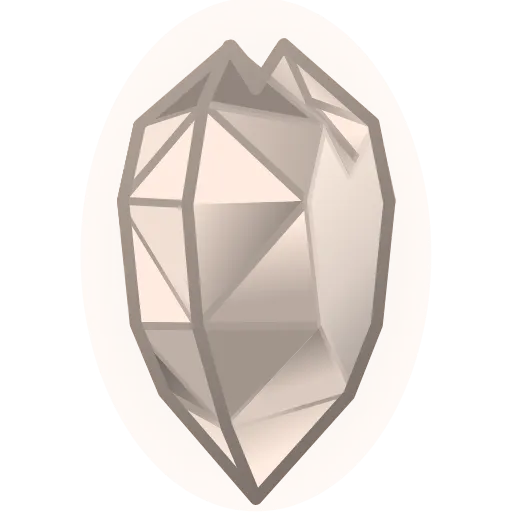 🤍 Эмодзи «Crystal Hearts ‍» для Telegram