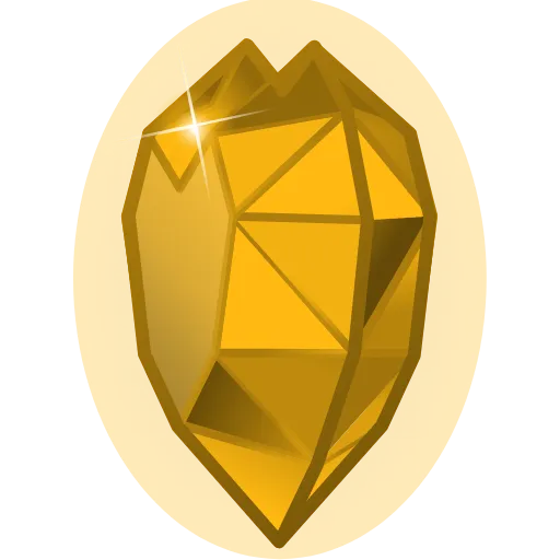 💛 Эмодзи «Crystal Hearts ‍» для Telegram