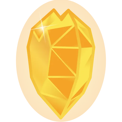 💛 Эмодзи «Crystal Hearts ‍» для Telegram