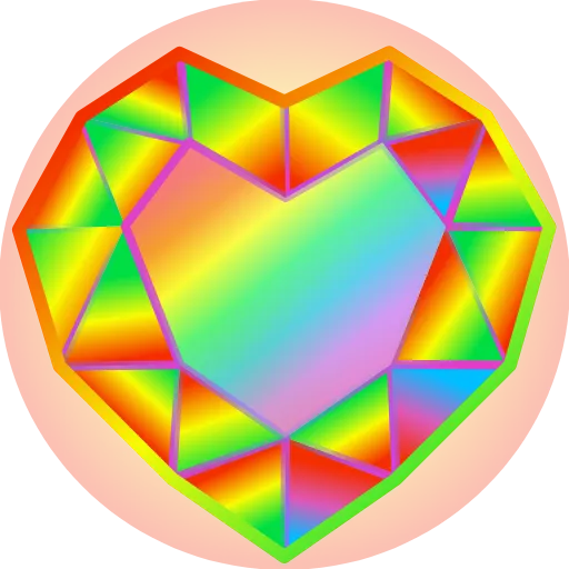 ❤️‍🔥 Эмодзи «Crystal Hearts ‍» для Telegram