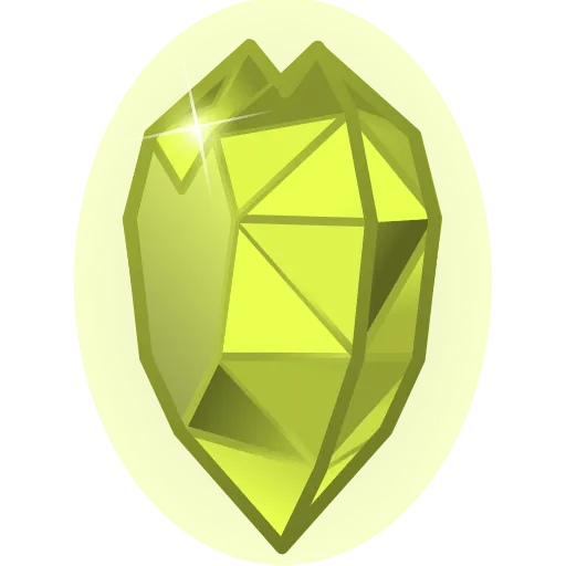 💚 Эмодзи «Crystal Hearts ‍» для Telegram