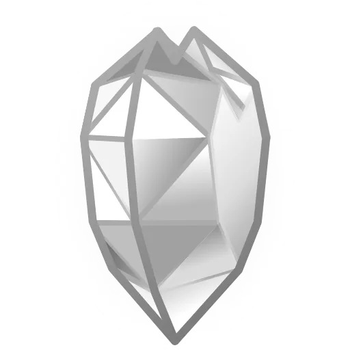 🤍 Эмодзи «Crystal Hearts ‍» для Telegram