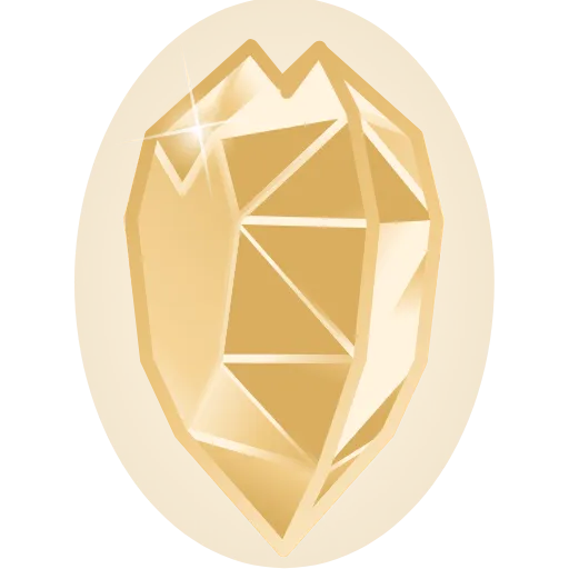 💛 Эмодзи «Crystal Hearts ‍» для Telegram