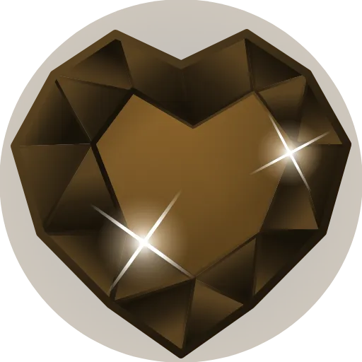 🧡 Эмодзи «Crystal Hearts ‍» для Telegram