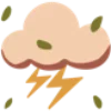 🌩️ Эмодзи «В объятиях природы Автор» для Telegram