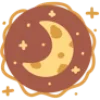 🌙 Эмодзи «В объятиях природы Автор» для Telegram