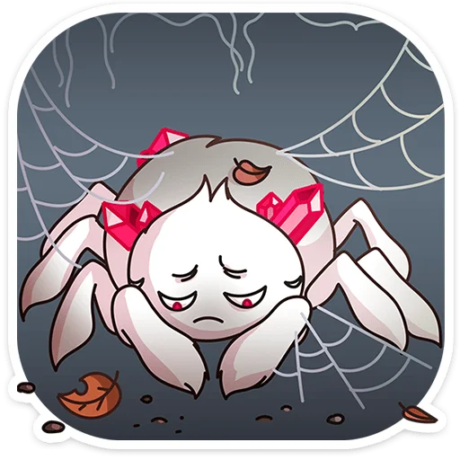 🕷 Стикер «Кристальный Вебстер» для Telegram