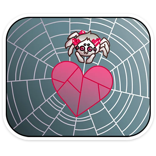 🕷 Стикер «Кристальный Вебстер» для Telegram