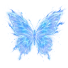 🦋 Эмодзи «Хрустальный шрифт» для Telegram