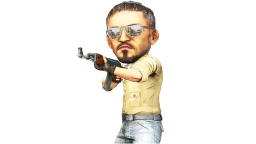 🔫 Стикер «CST» для Telegram