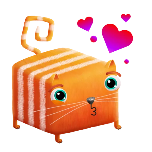 😽 Стикер «CubicCat / Кубокот» для Telegram